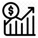 Statistics Increase Graph Icon
