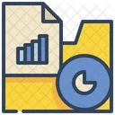 Statistics File Folder Statistics Data Icon