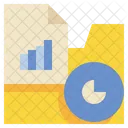 Statistics File Folder  Icon