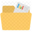 Statistics Folder Financial Icon
