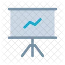 Statistics Graph Presentation Icon