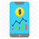 Smartphone Statistics Analytics Icon