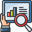 Statistics Analytics Graph Icône