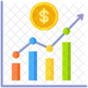 Statistics Increase Investment Icon