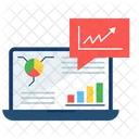 Statistics Report Marketing Icon