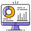 Statistics Report Investment Icon