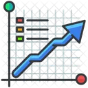 Statistiken Infografiken Diagramme Symbol