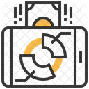 Statistik Diagramm Einkommen Icon