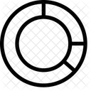 Statistik Kreis Diagramm Symbol