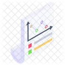 Datenanalyse Balkendiagramm Geschaftsbericht Symbol