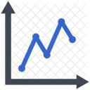 Grafik Einnahmen Verkaufe Symbol