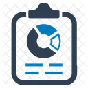 Analytik Zwischenablage Diagramm Symbol