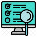 Statistik Monitor Diagramm Symbol