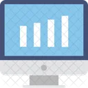 Statistik Bildschirm Monitor Symbol