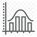 Durchschnitt Diagramm Histogramm Symbol