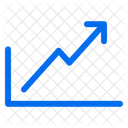 Statistiken Nach Oben Pfeile Icon