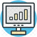 Statistik Prasentation Monitor Symbol