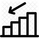 Statistiken Ruckgang Diagramm Symbol