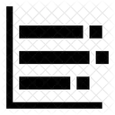 Horizontal Graph Diagramm Symbol