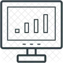 Statistik Prasentation Monitor Symbol