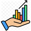 Statistique Main Reference Icône