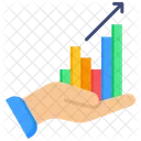 Statistique Main Reference Icône