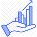 Statistique Main Reference Icône