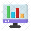 Statistiques En Ligne Analyses Statistiques Icône
