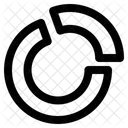 Statistiques Statistique Camembert Icône