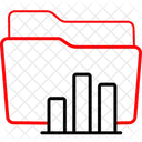 Statistiques Dossier Dossier De Statistiques Icône
