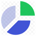 Statistiques Diagramme Circulaire Analyse Icône