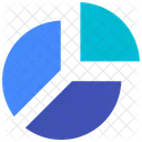 Statistiques Diagramme Circulaire Analyse Icône