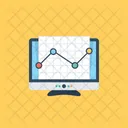 Web Analyses Statistiques Icône