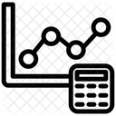 Statistiques De La Calculatrice Icône