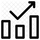 Graphique Statistiques Flux Icône