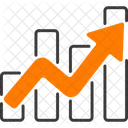 Statistiques de croissance  Icône