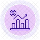 Commerce Croissance Statistiques Icône