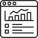 Statistiques Du Site Statistiques Du Site Web Statistiques Des Pages Web Icône