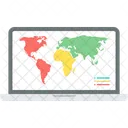 Statistiques par pays  Icône