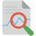 Geschaft Bericht Analyse Symbol