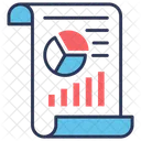 Statistische Inferenz Geschaftsanalyse Geschaftsbericht Symbol