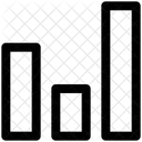 棒グラフ、チャート、グラフ アイコン