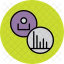 Stats User Employee Icon