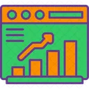 Stats Marketing Online Icon