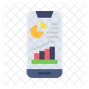 Stats On Cell Finance Analytics Icon