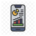 Stats On Cell Finance Analytics Icon