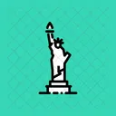 Statue Liberty United Icon