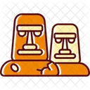 Statue Monument Easter Island Icon