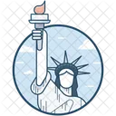Statue Liberty New Icon