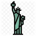 America Statue Liberty Icon